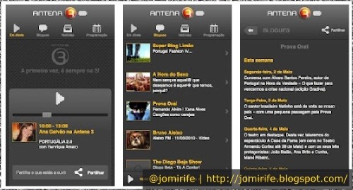 Blog: Antena3 com aplicação para Android