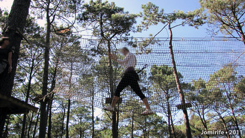Parque Aventura: Passar pela rede