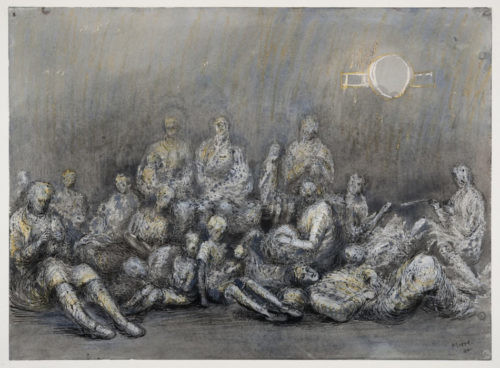 Henry-Moore-Britain-Grey-Tube-Shelter-1940.-e16494