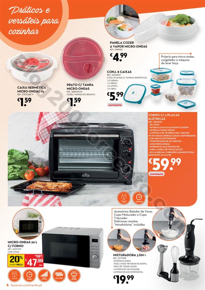 Folheto Promoções Continente Bazarão Antevisão 10a16 jul