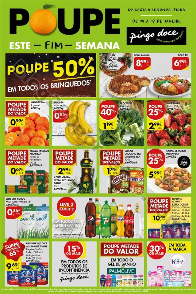 fim de semana pingo doce continente p1.jpg Antevisão Folheto Pingo Doce Fim Semana 4a7jan