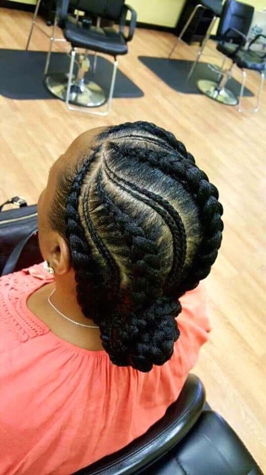 Ideias de tranças feitas com mechas, mirabas