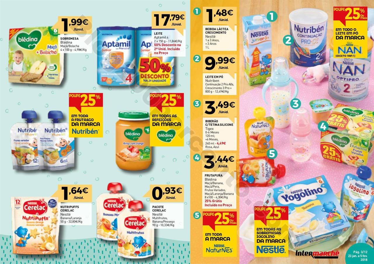 antevisão folheto Intermarché especial bebé 23a5fev