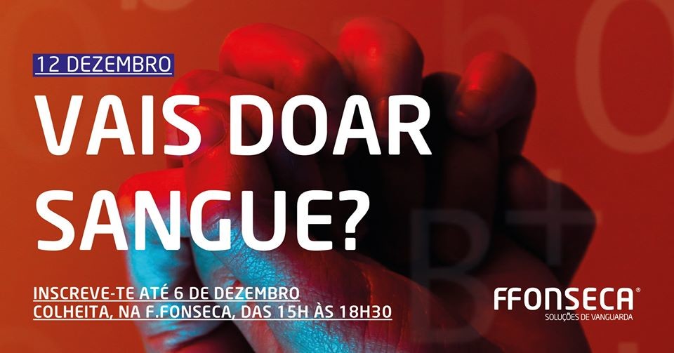FFONSECA FAZ COLHEITA DE SANGUE DIA 12 DE DEZEMBRO FFONSECA FAZ COLHEITA DE SANGUE DIA 12 DE DEZEMBRO