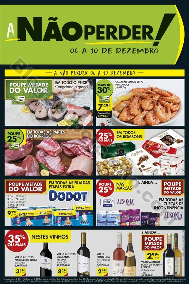 A Não Perder Pingo Doce 6a10dez A Não Perder Pingo Doce 6a10dez