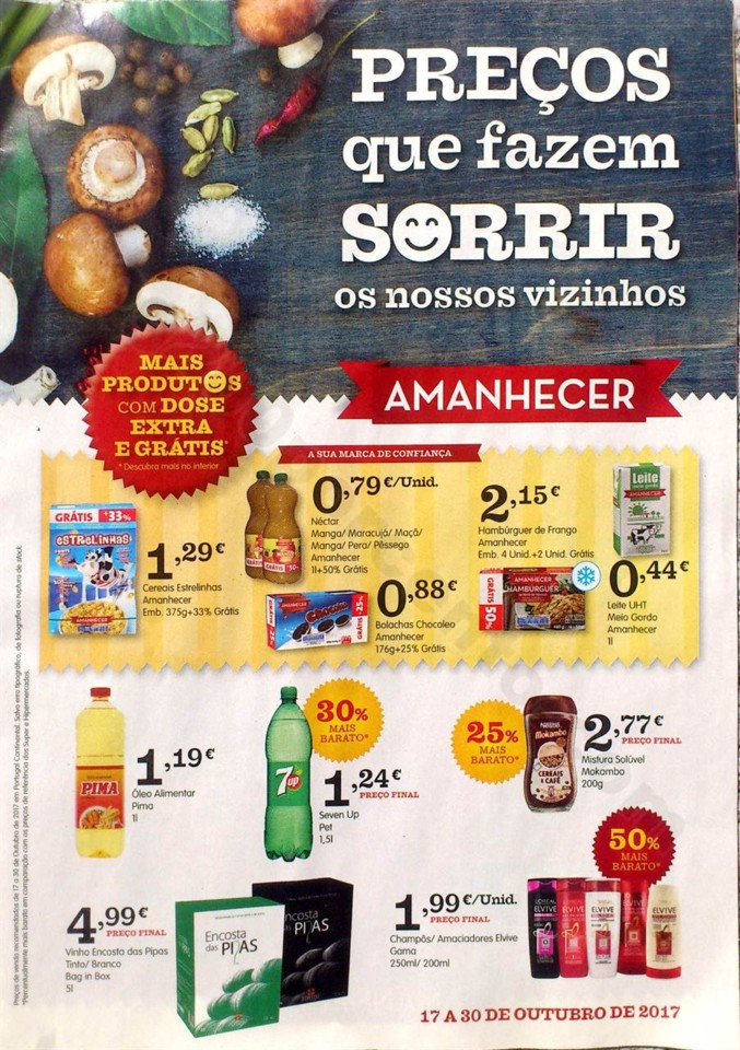 novo folheto Amanhecer 17a30out