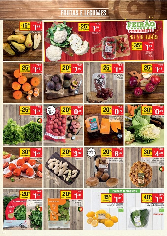 Antevisão Folheto CONTINENTE Promoções de 26 fe Folheto Promoções Continente Antevisão 26fev-4 mar