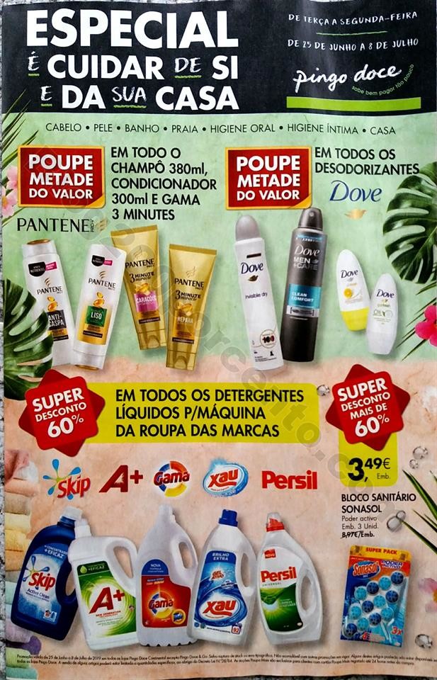 extra pingo doce higiene e limpeza 25 junho a 8 ju Antevisão folheto Pingo Doce Especial Higiene Beleza 25jun-8 jul