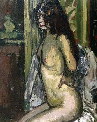 Seated nude