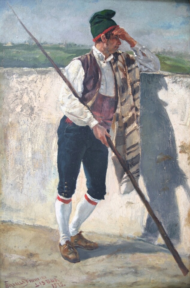 Raphael Bordallo Pinheiro, «Campino», 1875. Óleo sôbre (?), ? x ? cm, in Museu Bordalo Pinheiro, Lisboa