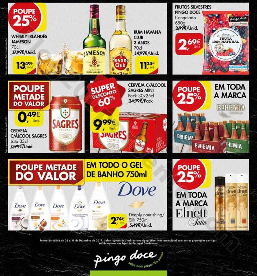 Antevisão folheto Pingo Doce 28a31dez extra A Não Perder