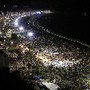 JMJ - Praia de Copacabana - Imagem a&eacute;rea de mostr