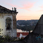 Por-do-sol visto da janela Universidade de Coimbra