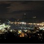 A noite no Rio vista do alto do mirante Dona Marta