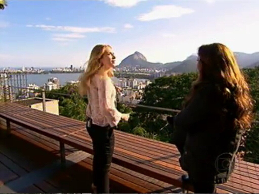 A Vista da vandara da casa da cantora Ana Carolina