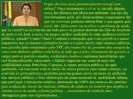 Dilma - Pronunciamento vazio