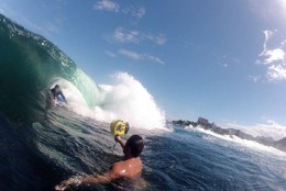 Copacabana - Dia de ondas perfeitas e tubulares no