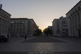 Nascer do sol na Universidade Coimbra Rua Larga