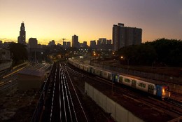 Centro Hist&oacute;rico - A movimenta&ccedil;&atilde;o dos trens na 