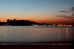 A Ba&iacute;a de Guanarbara e a orla carioca vistas da P